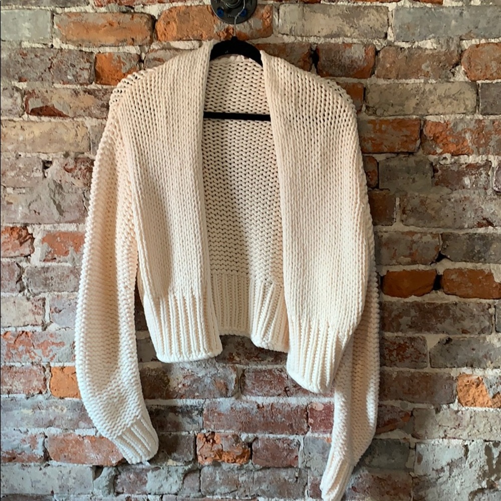 Loose knit sweater